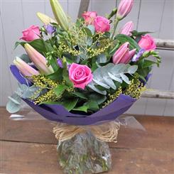 Rose, Lily and Freesia Bouquet