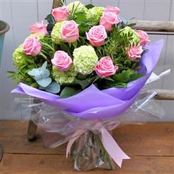 Premier Dozen Pink Roses