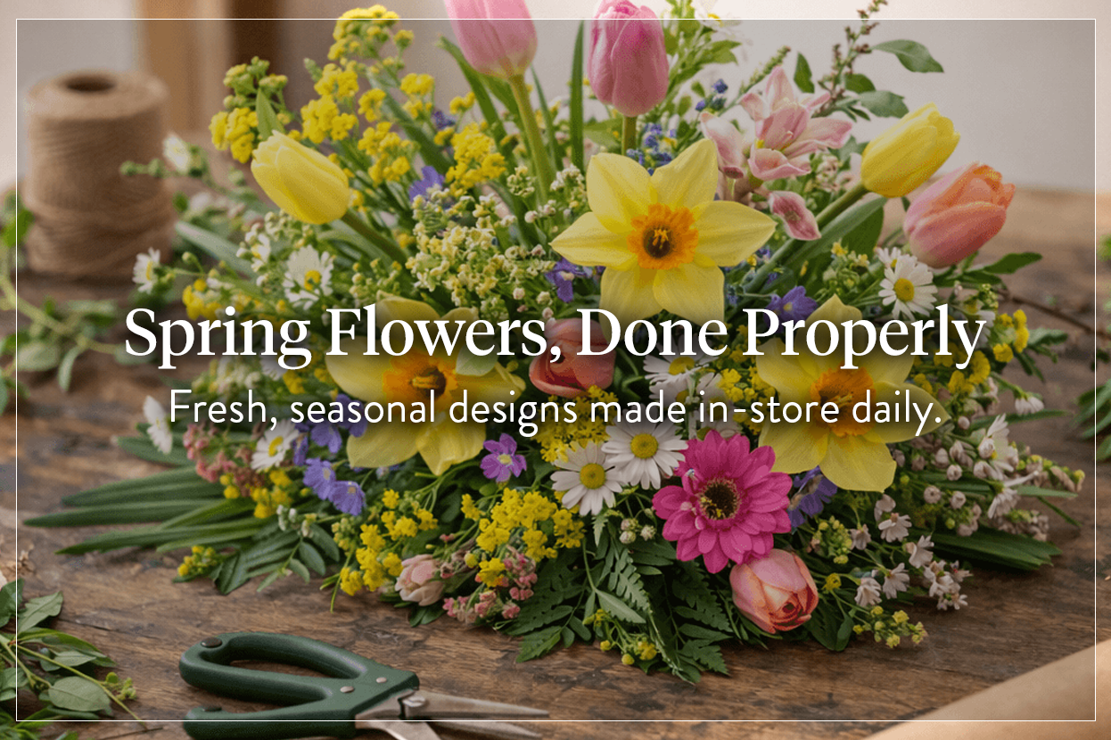 Same-day flower delivery in Harrow, Pinner, Ruislip, Northwood, Hatch End and surrounding areas from your trusted local florist.